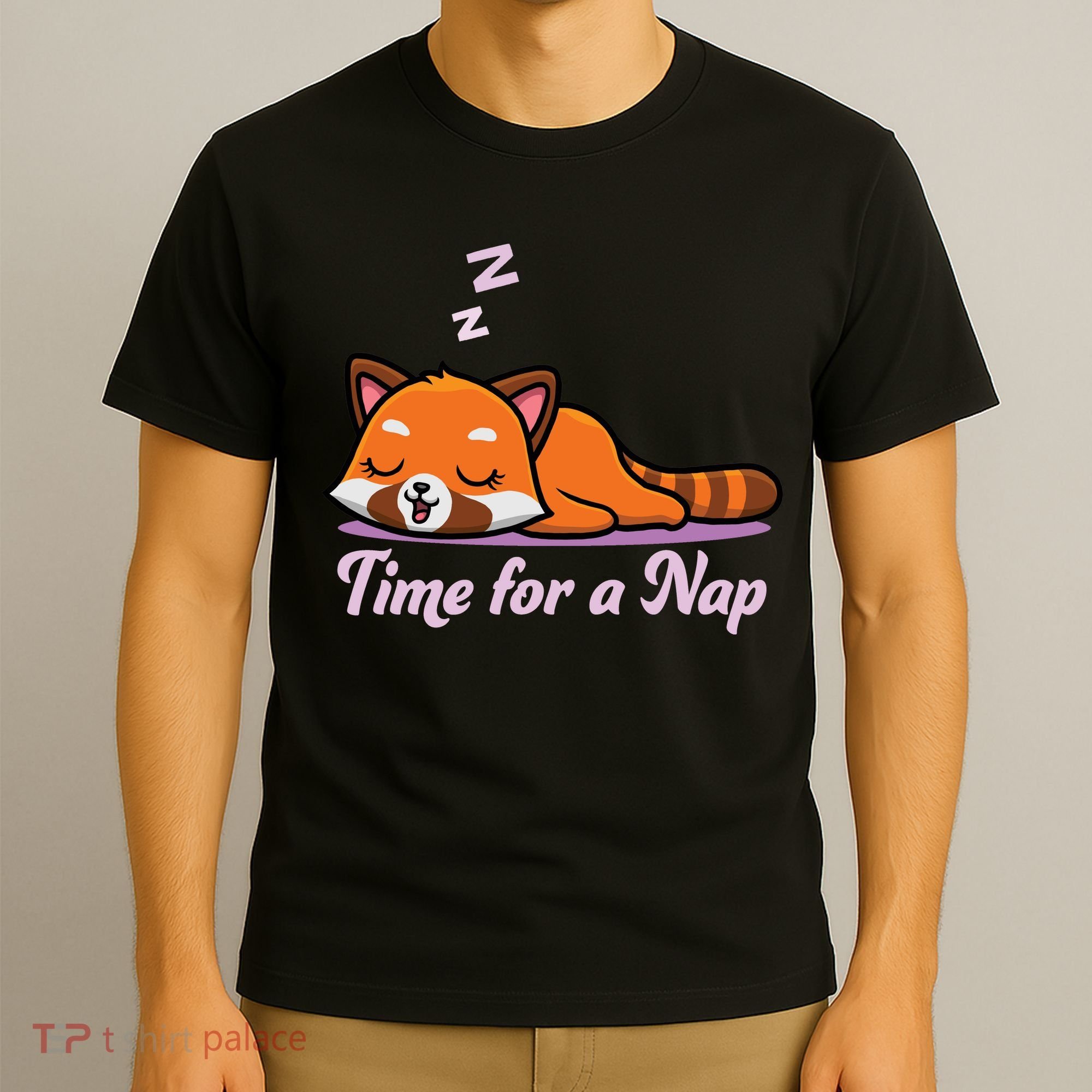 Nap Time Cute Red Panda T-Shirt