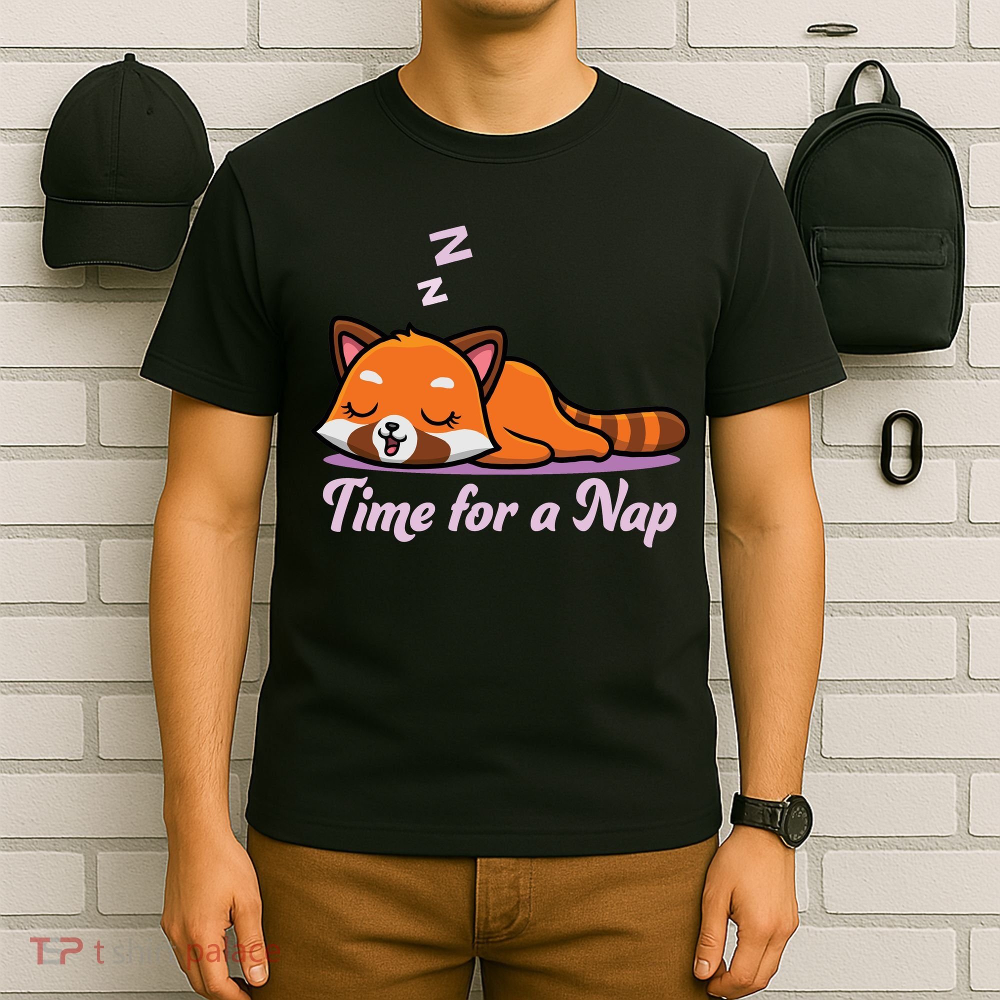 Nap Time Cute Red Panda T-Shirt
