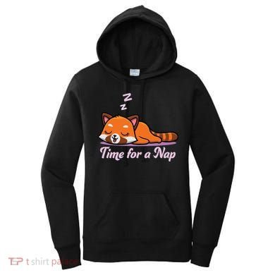 Nap Time Cute Red Panda Women's Hoodie