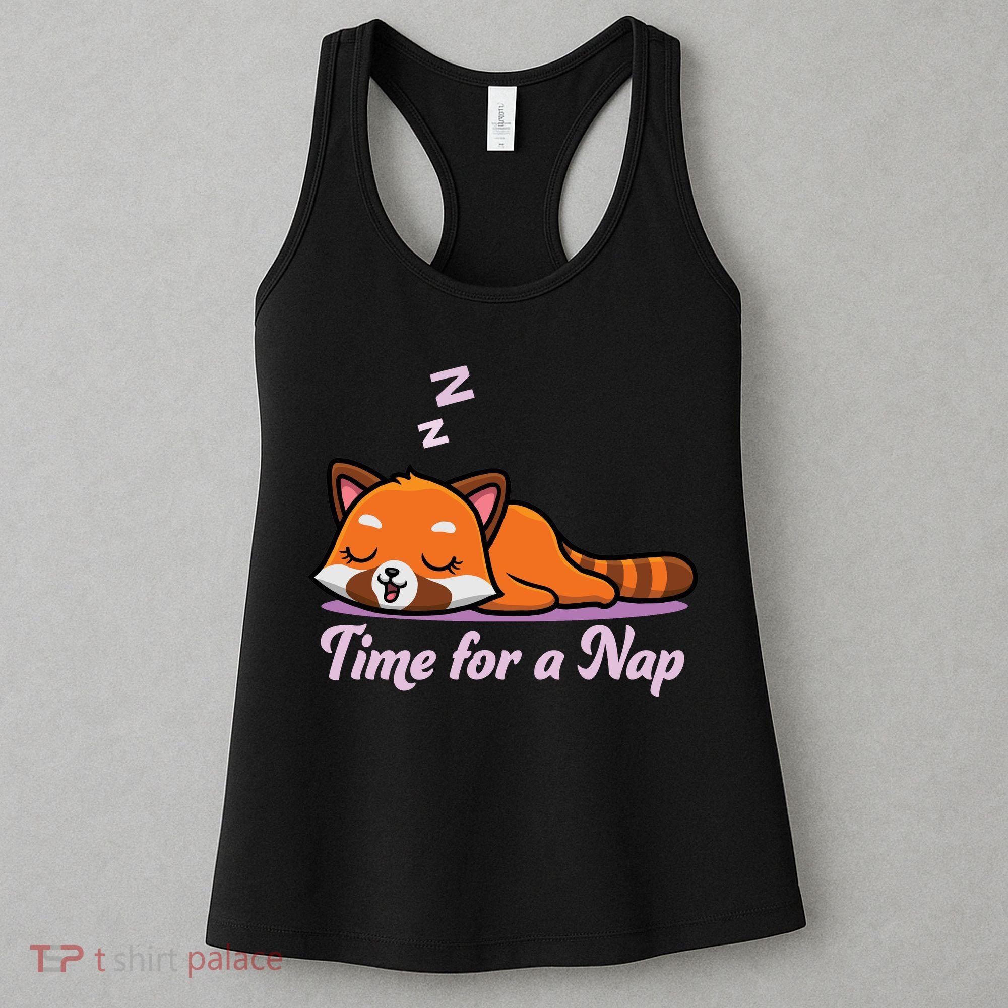 Nap Time Cute Red Panda Women's Tank Top