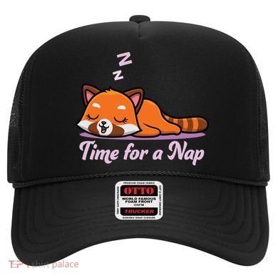 Nap Time Cute Red Panda Hat
