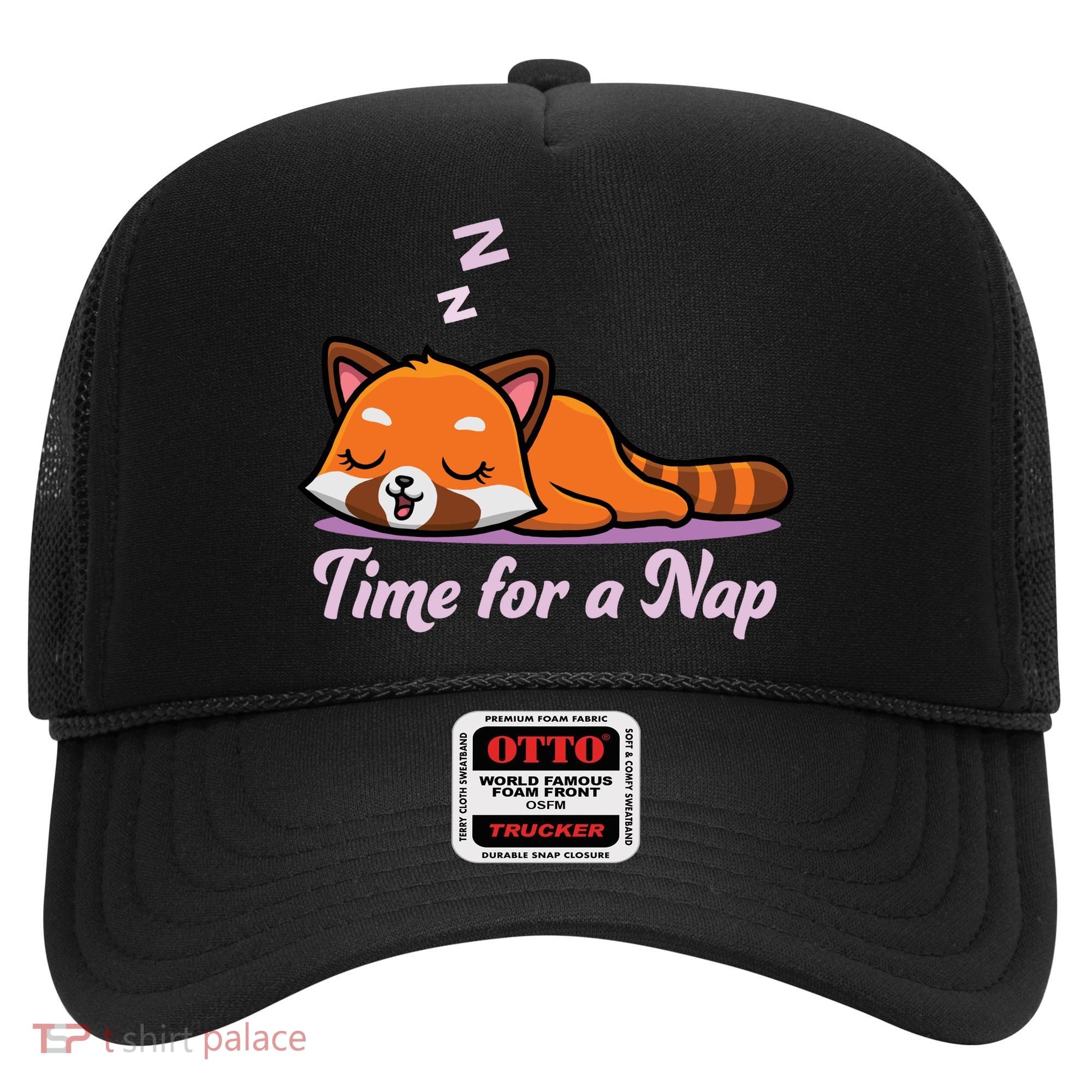 Nap Time Cute Red Panda Hat