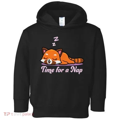 Nap Time Cute Red Panda Toddler Hoodie