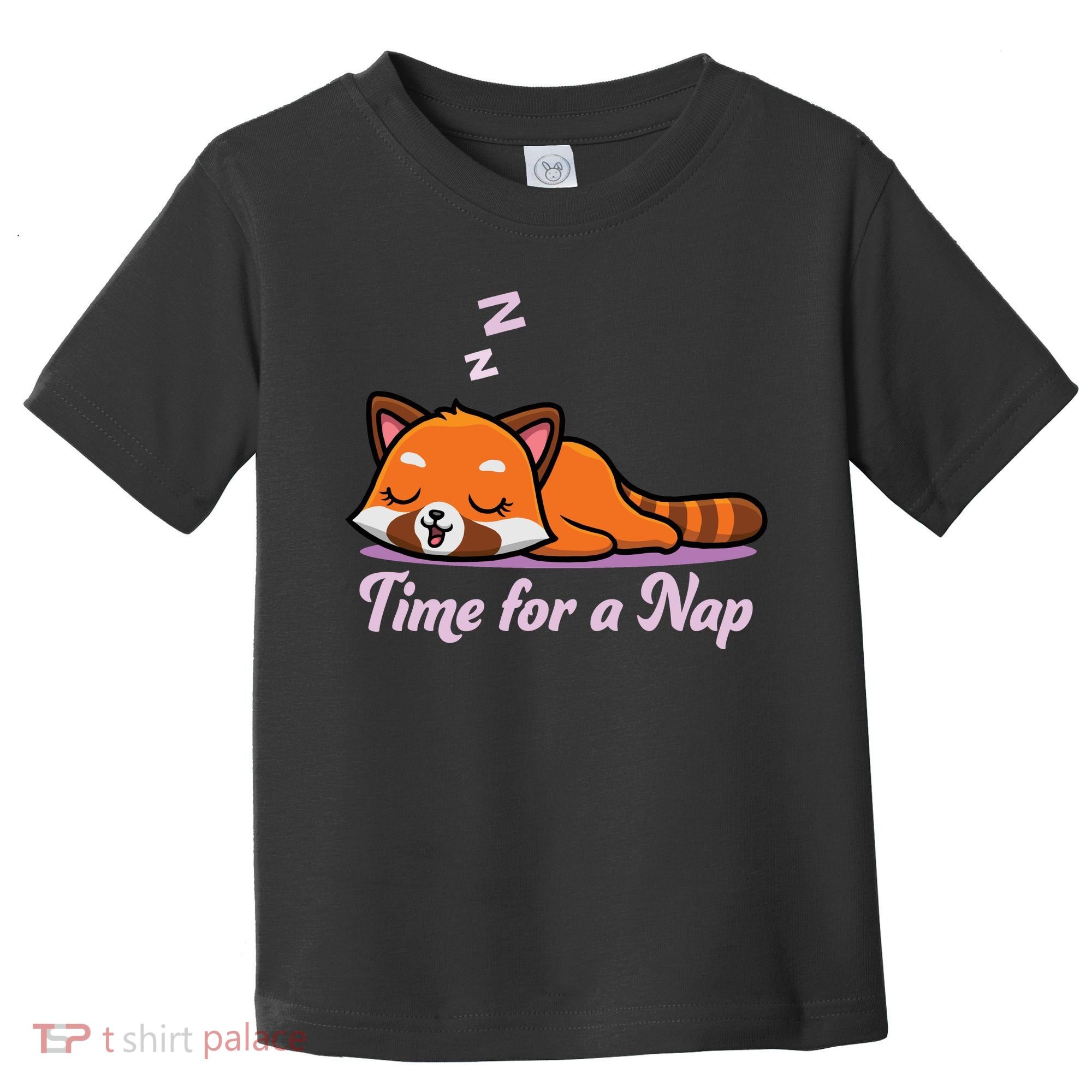 Nap Time Cute Red Panda Toddler T-Shirt