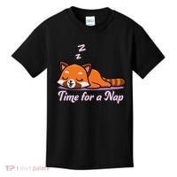 Nap Time Cute Red Panda Kids T-Shirt thumb 0