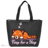 Nap Time Cute Red Panda Tote Bag thumb 0