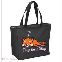 Nap Time Cute Red Panda Tote Bag thumb 2