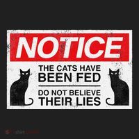 Notice The Cats Have Been Fed Do Not Believe Their Lies Beanie thumb 2