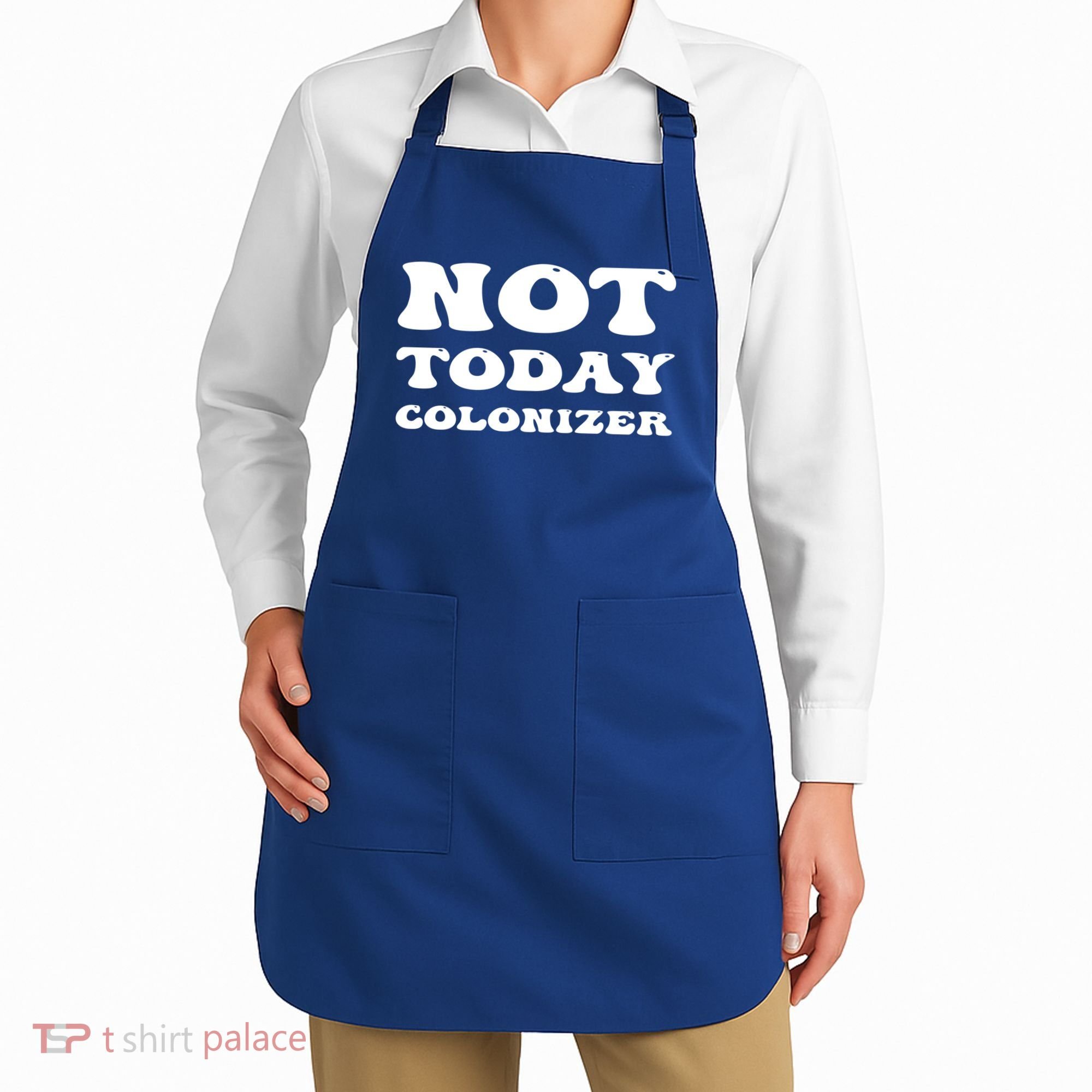 Not Today Colonizer Funny Indigenous Native American Gift Apron
