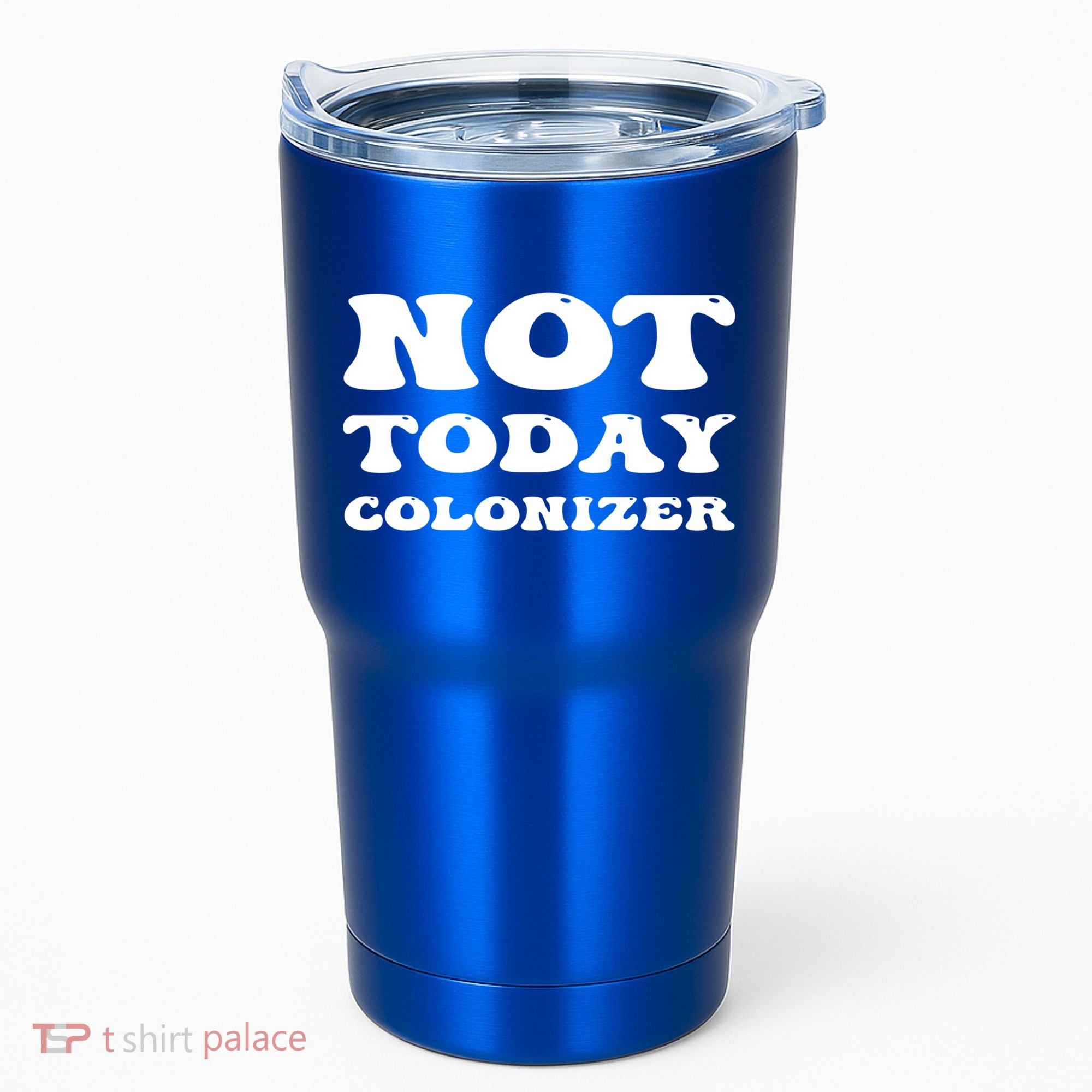 Not Today Colonizer Funny Indigenous Native American Gift Tumbler