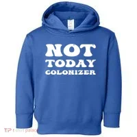 Not Today Colonizer Funny Indigenous Native American Gift Toddler Hoodie thumb 0