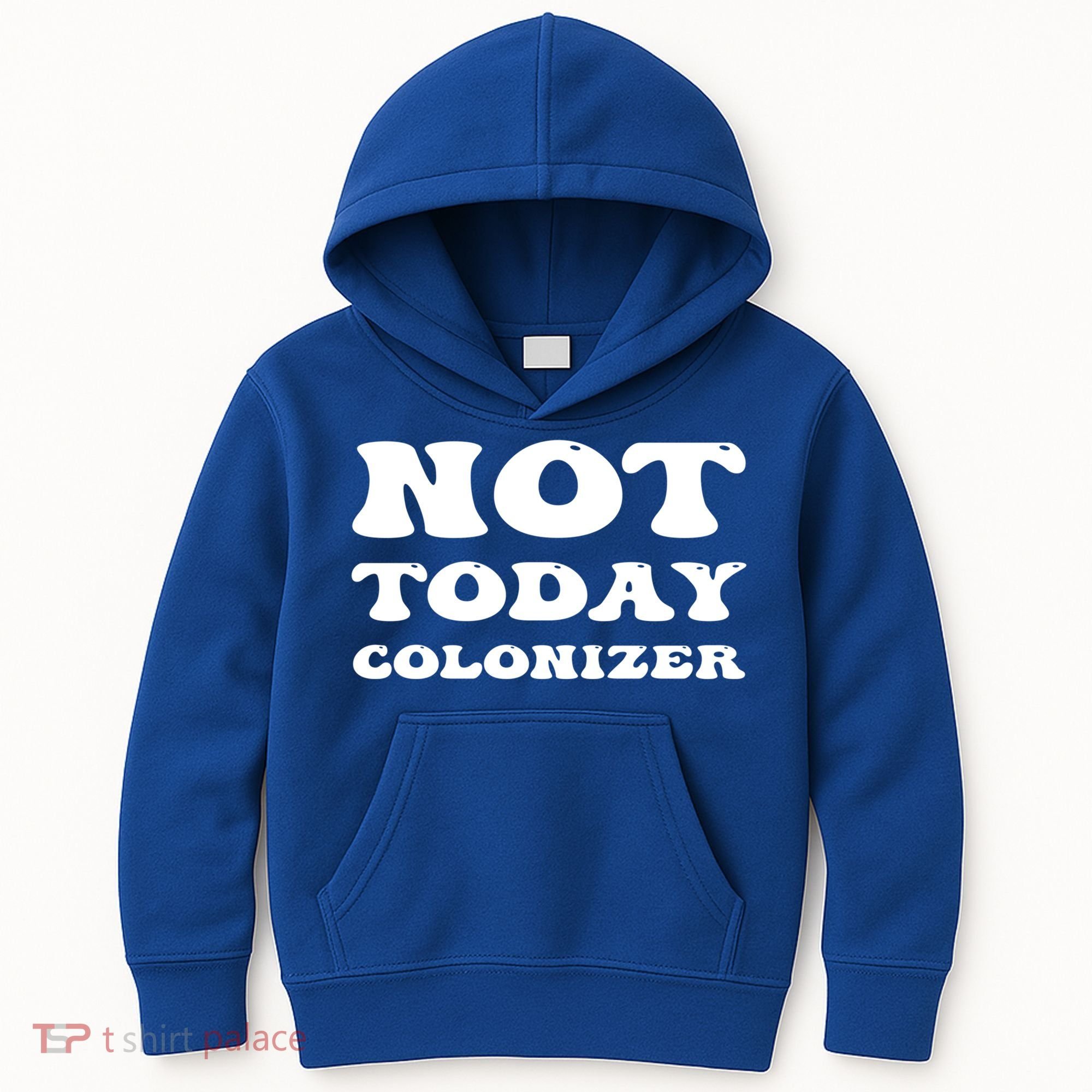 Not Today Colonizer Funny Indigenous Native American Gift Kids Hoodie