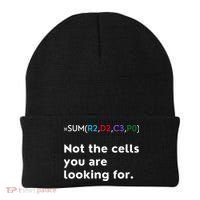 Not The Cells You Were Looking For Excel Accountant Funny Beanie thumb 0