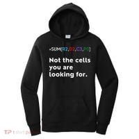 Not The Cells You Were Looking For Excel Accountant Funny Women's Hoodie thumb 0