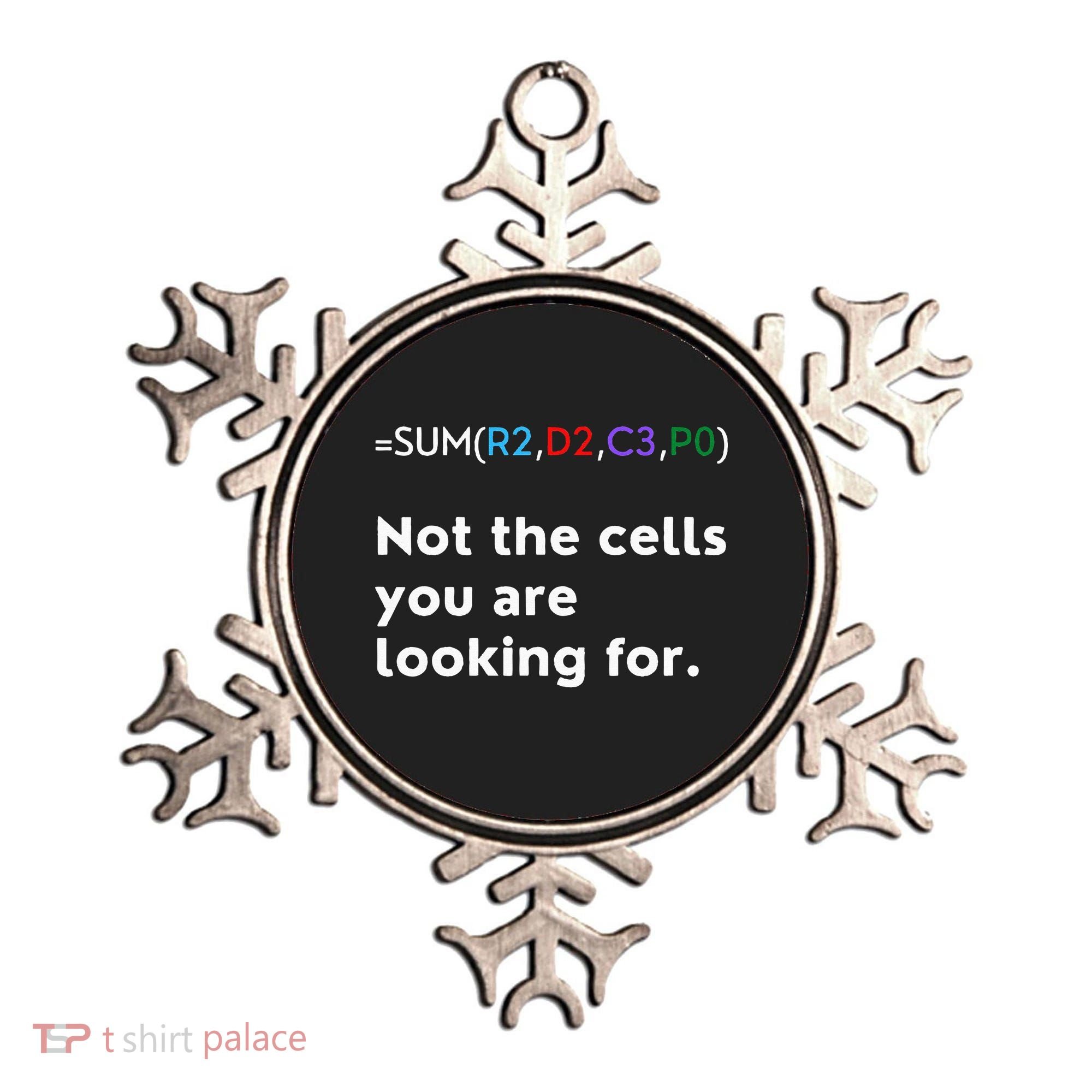 Not The Cells You Were Looking For Excel Accountant Funny Ornament