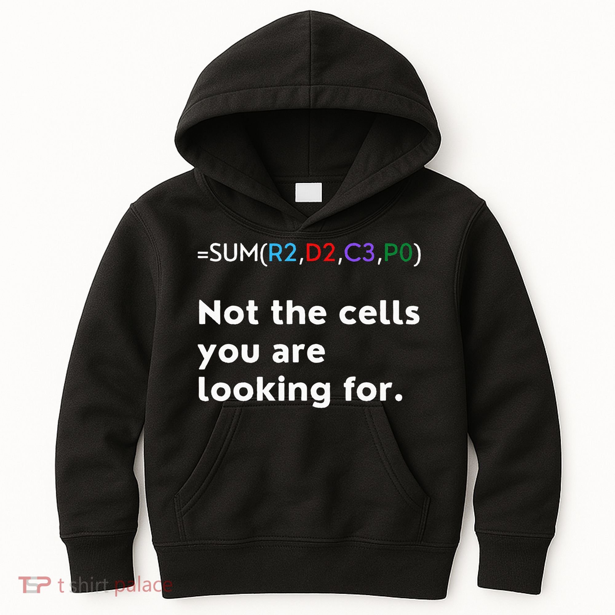Not The Cells You Were Looking For Excel Accountant Funny Kids Hoodie