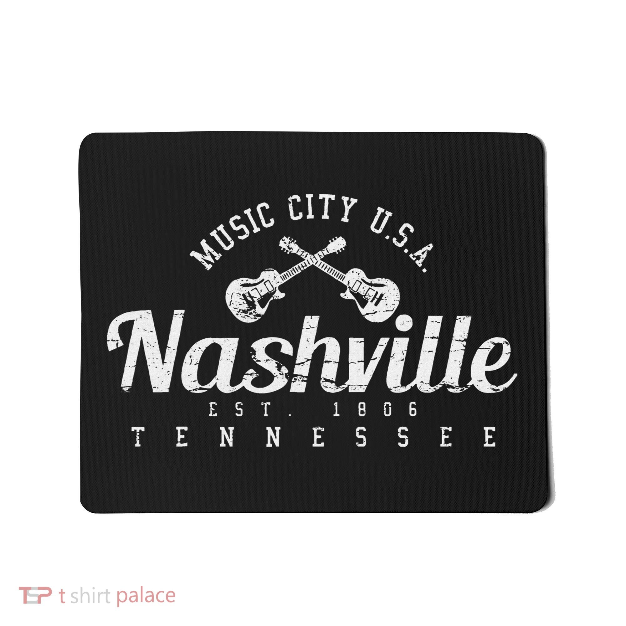 Nashville Tennessee Country Music Usa Gift Mousepad
