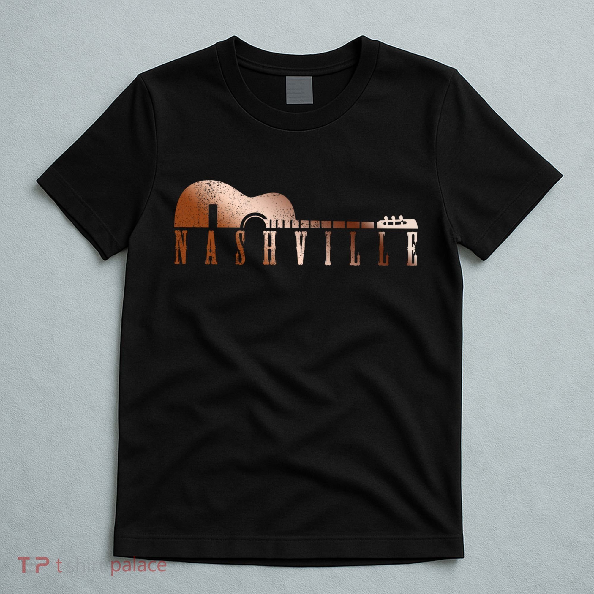 Nashville Tennessee Country Music City Guitar Gift Funny Gift T-Shirt