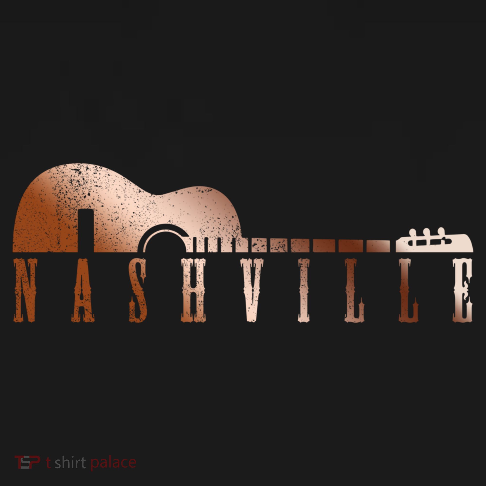 Nashville Tennessee Country Music City Guitar Gift Funny Gift Women's Tank Top