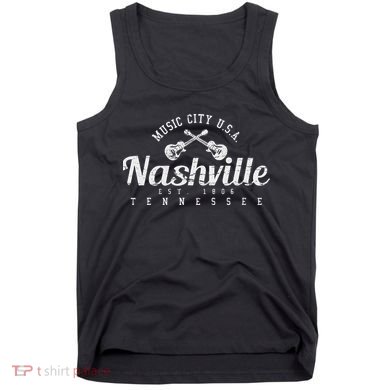 Nashville Tennessee Country Music Usa Tank Top