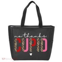 No Thanks Cupid Funny Anti Valentine Tote Bag thumb 0
