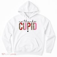 No Thanks Cupid Funny Anti Valentine Hoodie thumb 0