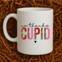 No Thanks Cupid Funny Anti Valentine Coffee Mug thumb 2