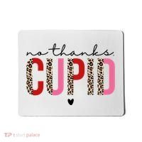 No Thanks Cupid Funny Anti Valentine Mousepad thumb 0