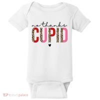 No Thanks Cupid Funny Anti Valentine Baby Bodysuit thumb 0