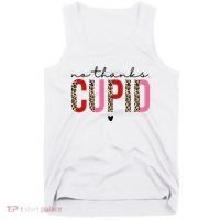 No Thanks Cupid Funny Anti Valentine Tank Top thumb 0