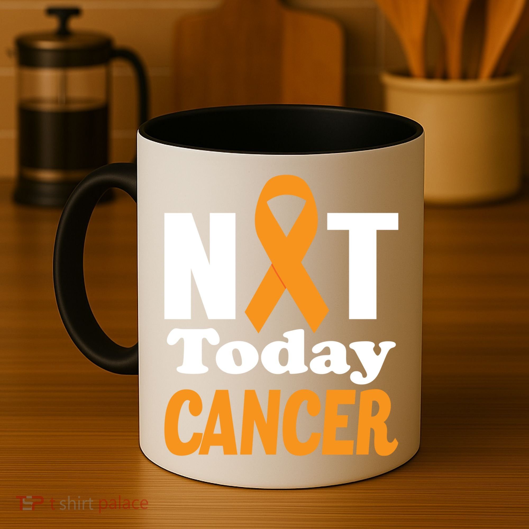 Not Today Cancer Fighter And Survivor Gift Coffee Mug