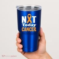 Not Today Cancer Fighter And Survivor Gift Tumbler thumb 2