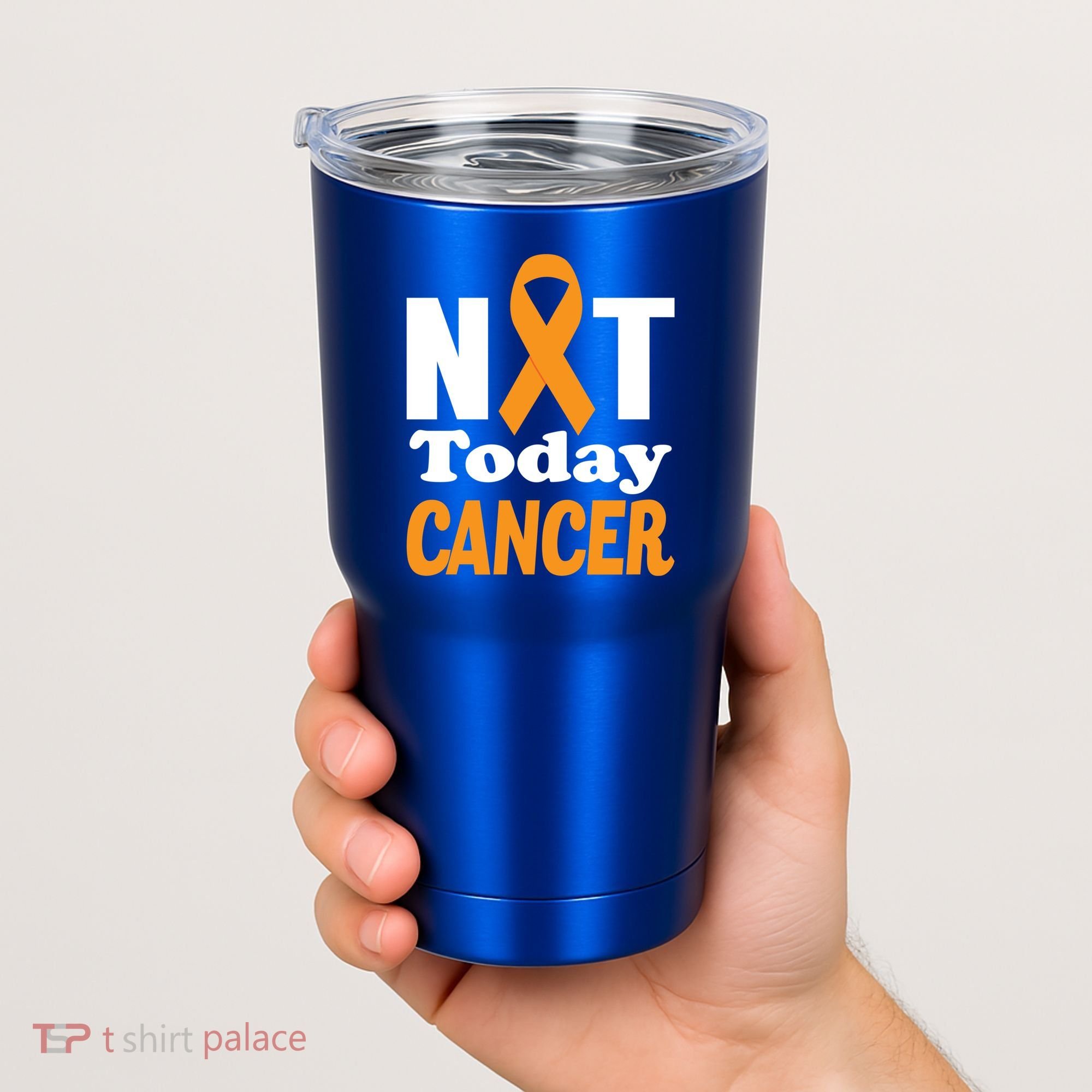 Not Today Cancer Fighter And Survivor Gift Tumbler