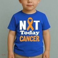 Not Today Cancer Fighter And Survivor Gift Toddler T-Shirt thumb 2