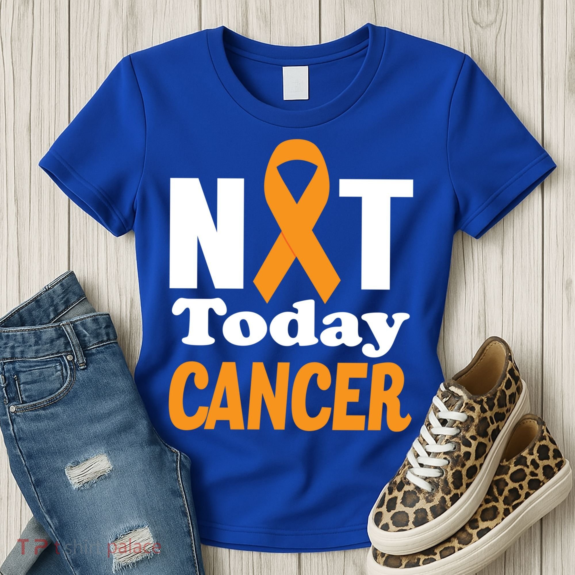 Not Today Cancer Fighter And Survivor Gift Women's T-Shirt