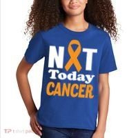 Not Today Cancer Fighter And Survivor Gift Kids T-Shirt thumb 2