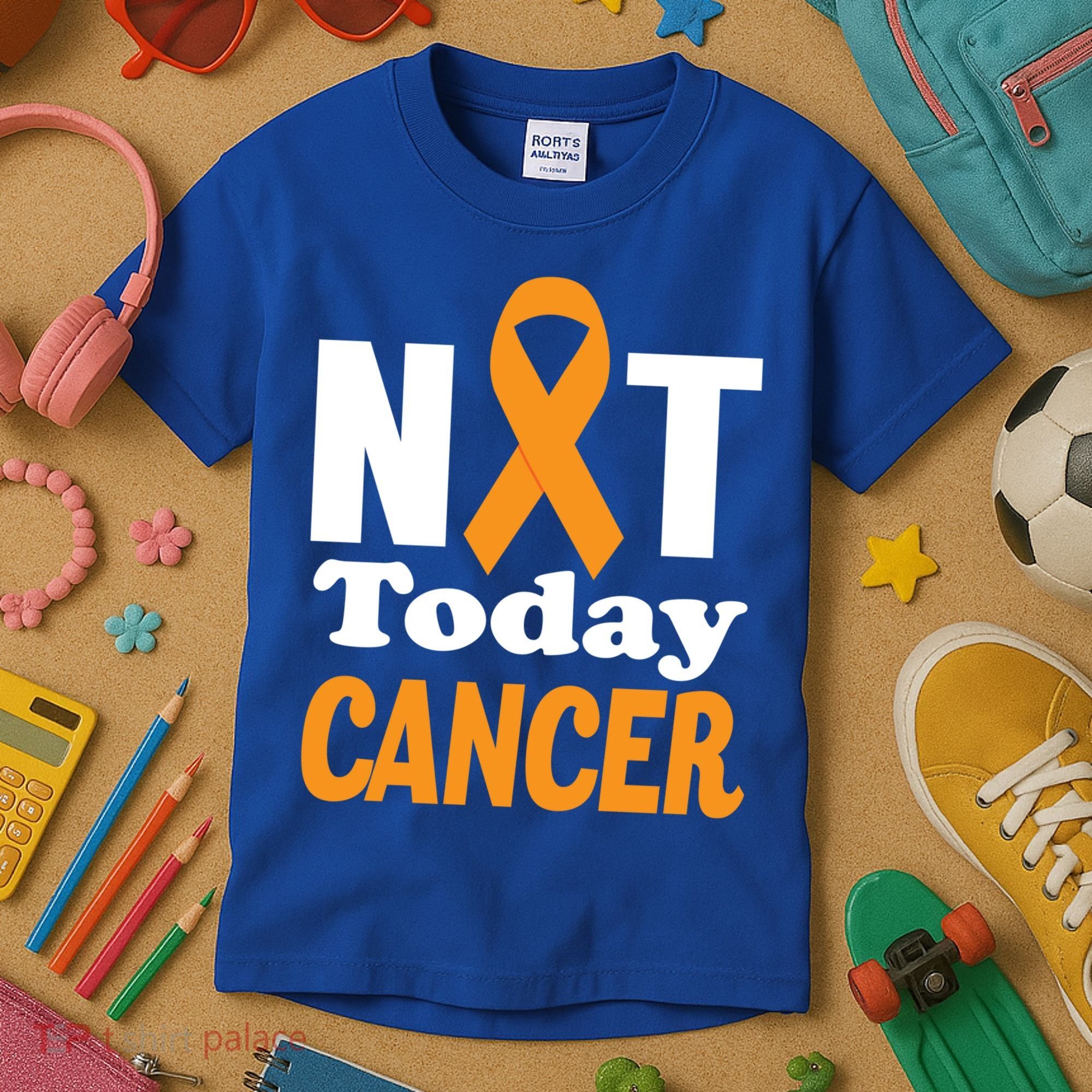 Not Today Cancer Fighter And Survivor Gift Kids T-Shirt
