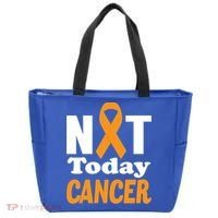 Not Today Cancer Fighter And Survivor Gift Tote Bag thumb 0