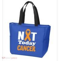 Not Today Cancer Fighter And Survivor Gift Tote Bag thumb 3