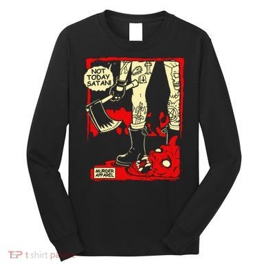 Not Today Comic Vintage Parody Long Sleeve Shirt
