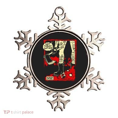 Not Today Comic Vintage Parody Ornament