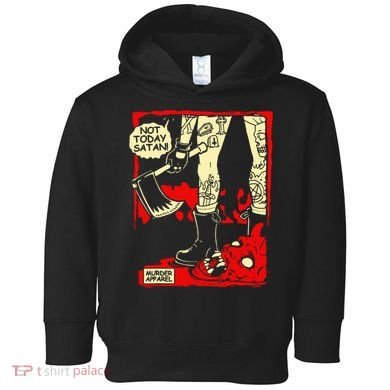 Not Today Comic Vintage Parody Toddler Hoodie
