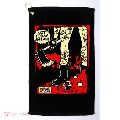Not Today Comic Vintage Parody Golf Towel