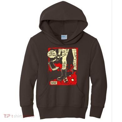 Not Today Comic Vintage Parody Kids Hoodie