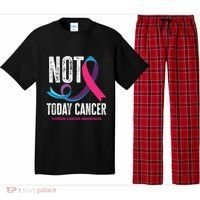 Not Today Cancer Support Thyroid Cancer Awareness Thyroid Cool Gift Pajama Set thumb 0