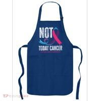 Not Today Cancer Support Thyroid Cancer Awareness Thyroid Cool Gift Apron thumb 0