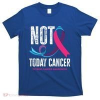 Not Today Cancer Support Thyroid Cancer Awareness Thyroid Cool Gift T-Shirt thumb 0