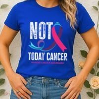 Not Today Cancer Support Thyroid Cancer Awareness Thyroid Cool Gift Women's T-Shirt thumb 2