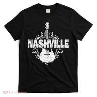 Nashville Tennessee Country Music Lovers Retro Guitar Player T-Shirt thumb 0