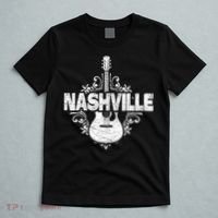 Nashville Tennessee Country Music Lovers Retro Guitar Player T-Shirt thumb 5